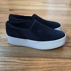 Vince Warren Suede Platform Sneakers